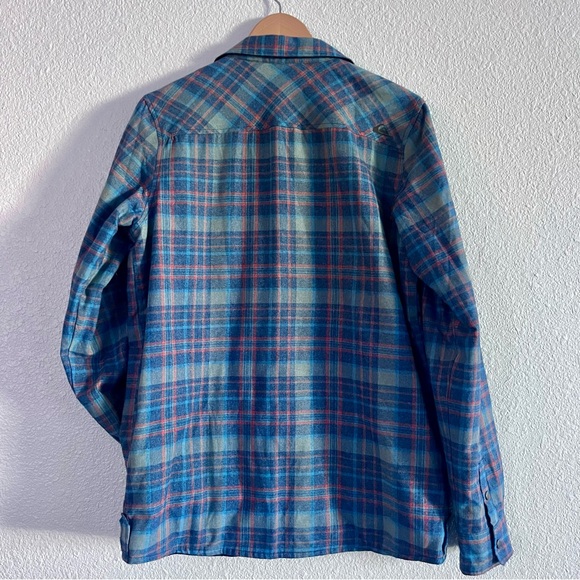 Quicksilver Blue and Red Plaid Reversible Shirt Jacket Size L - Picture 6 of 6